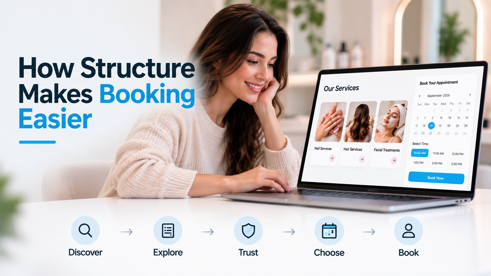 How Website Structure Can Make It Easier for Customers to Book Your Services
